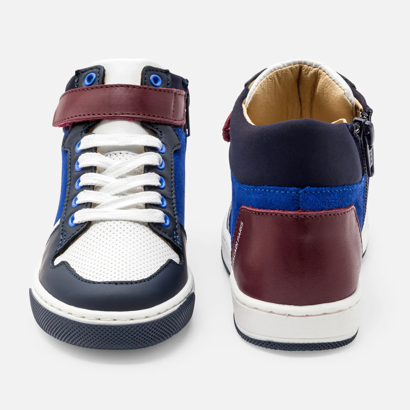 Sneakers-Jacadi Boy high-top sneakers Blue