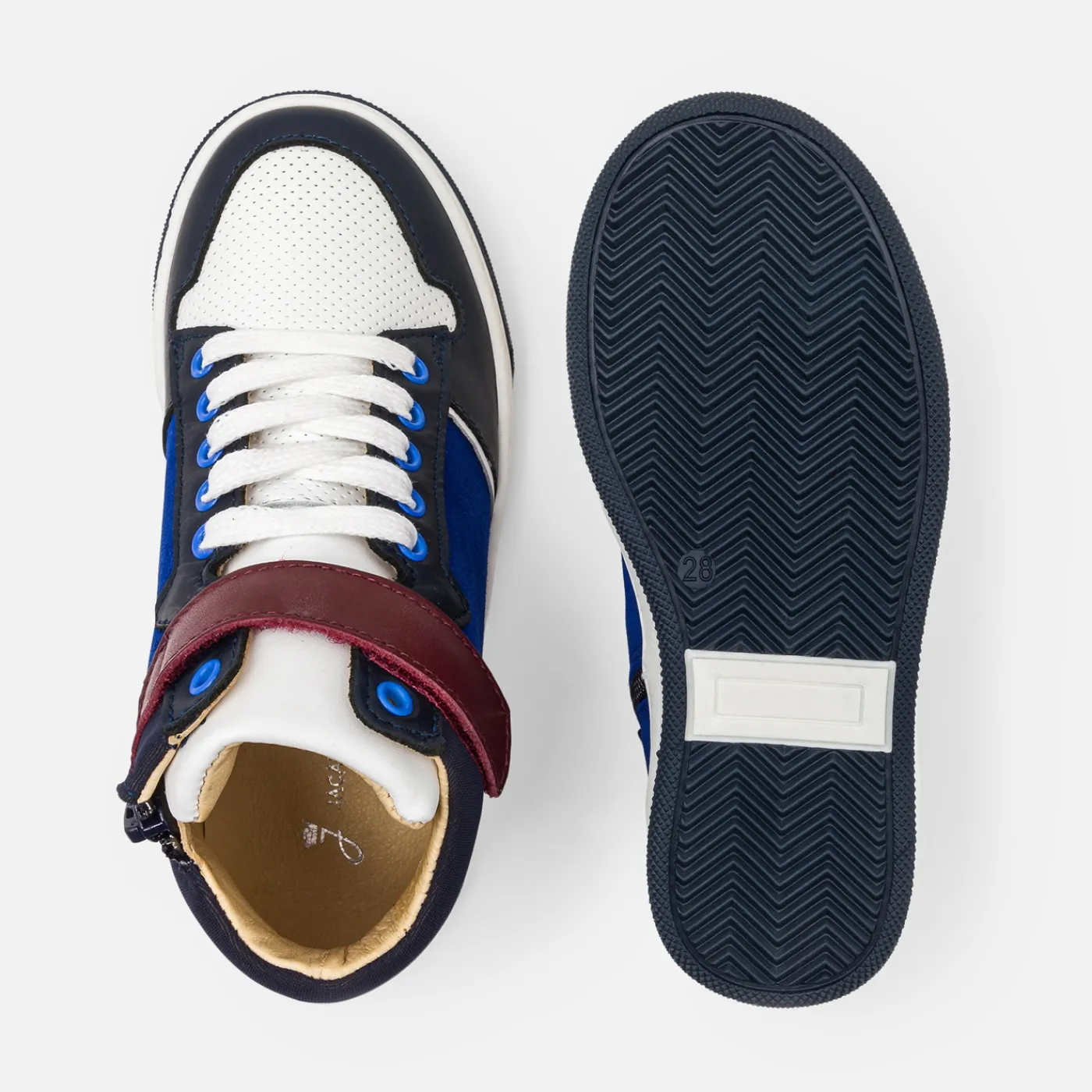 Sneakers-Jacadi Boy high-top sneakers Blue