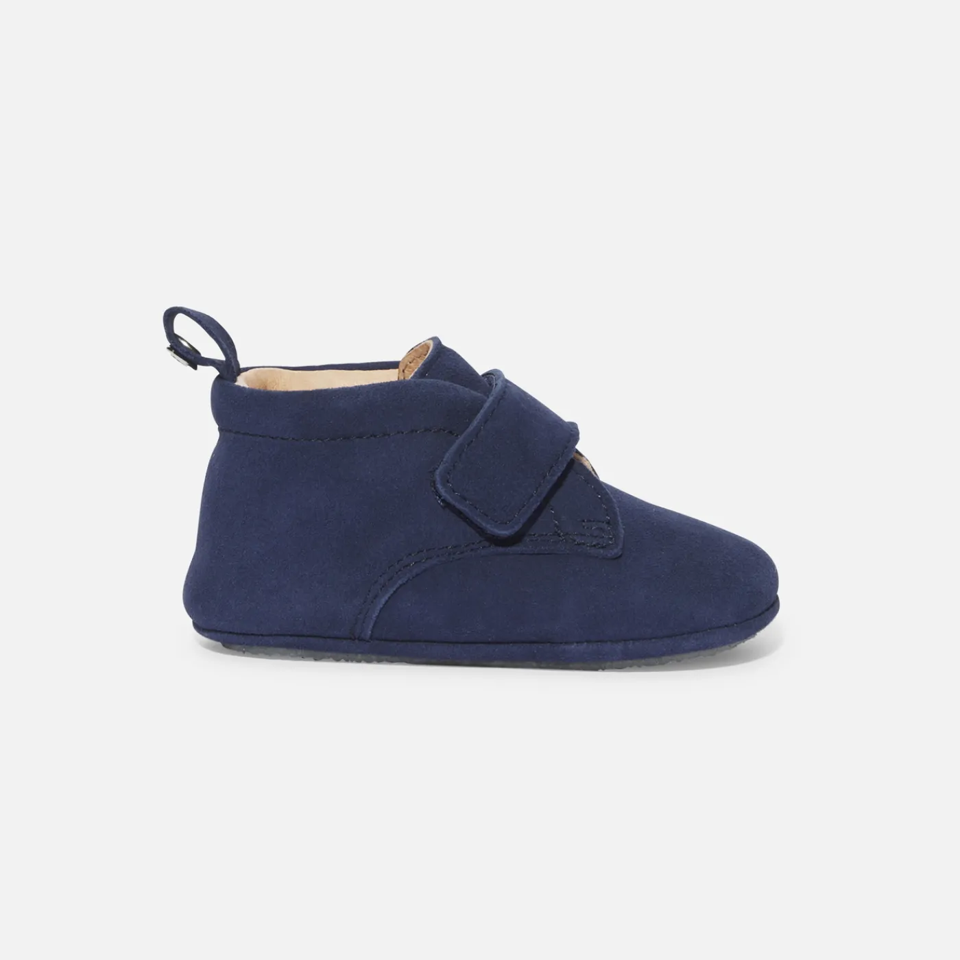Slippers|Soft Leather Slippers-Jacadi Baby boy leather slippers Blue