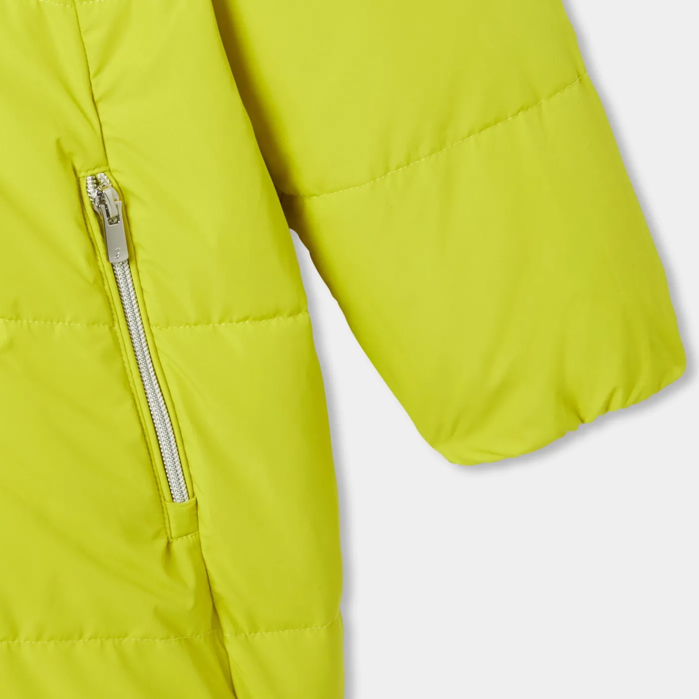 Coats And Outerwear|Girl Coats & Puffer Jackets-Jacadi Girl long padded jacket Jacadi soft white