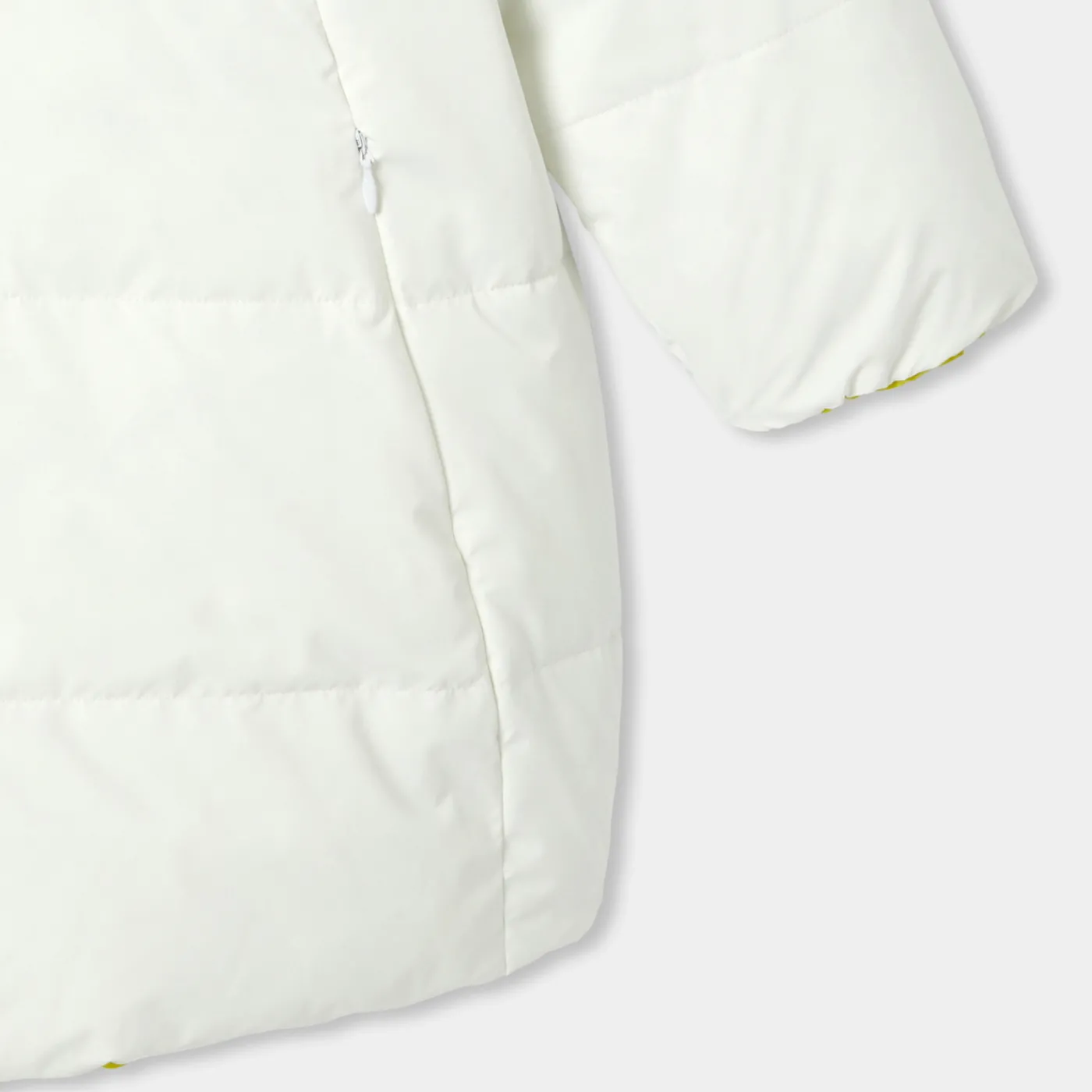 Coats And Outerwear|Girl Coats & Puffer Jackets-Jacadi Girl long padded jacket Jacadi soft white