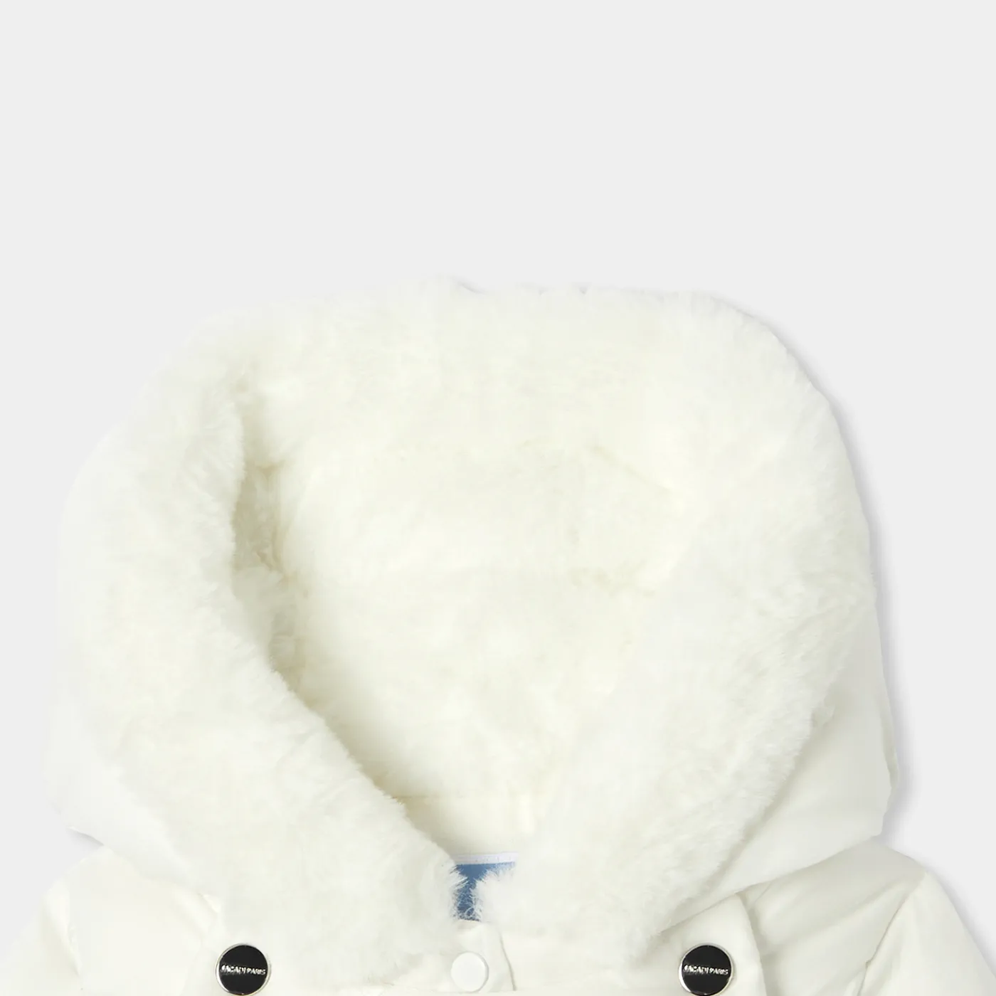 Coats And Outerwear|Girl Coats & Puffer Jackets-Jacadi Baby girl snowsuit Jacadi soft white