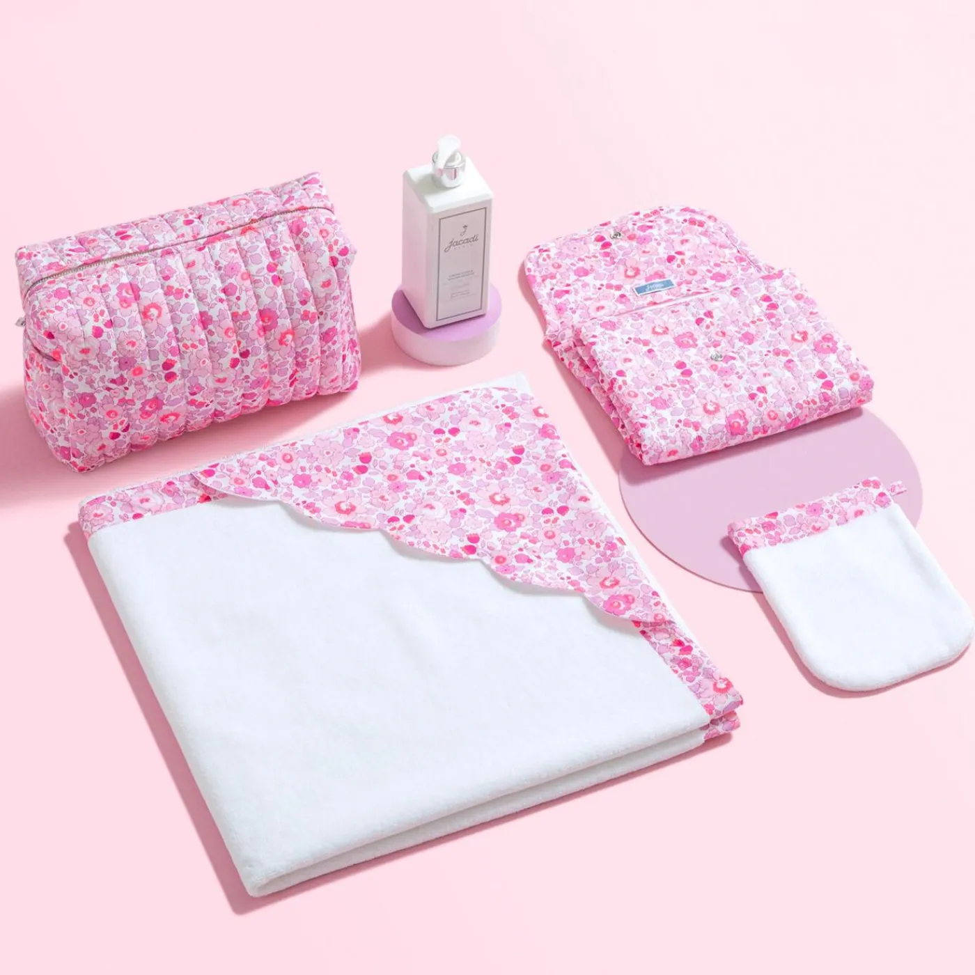 Bath Towels And Bath Capes-Jacadi Bath set White/Multicolour