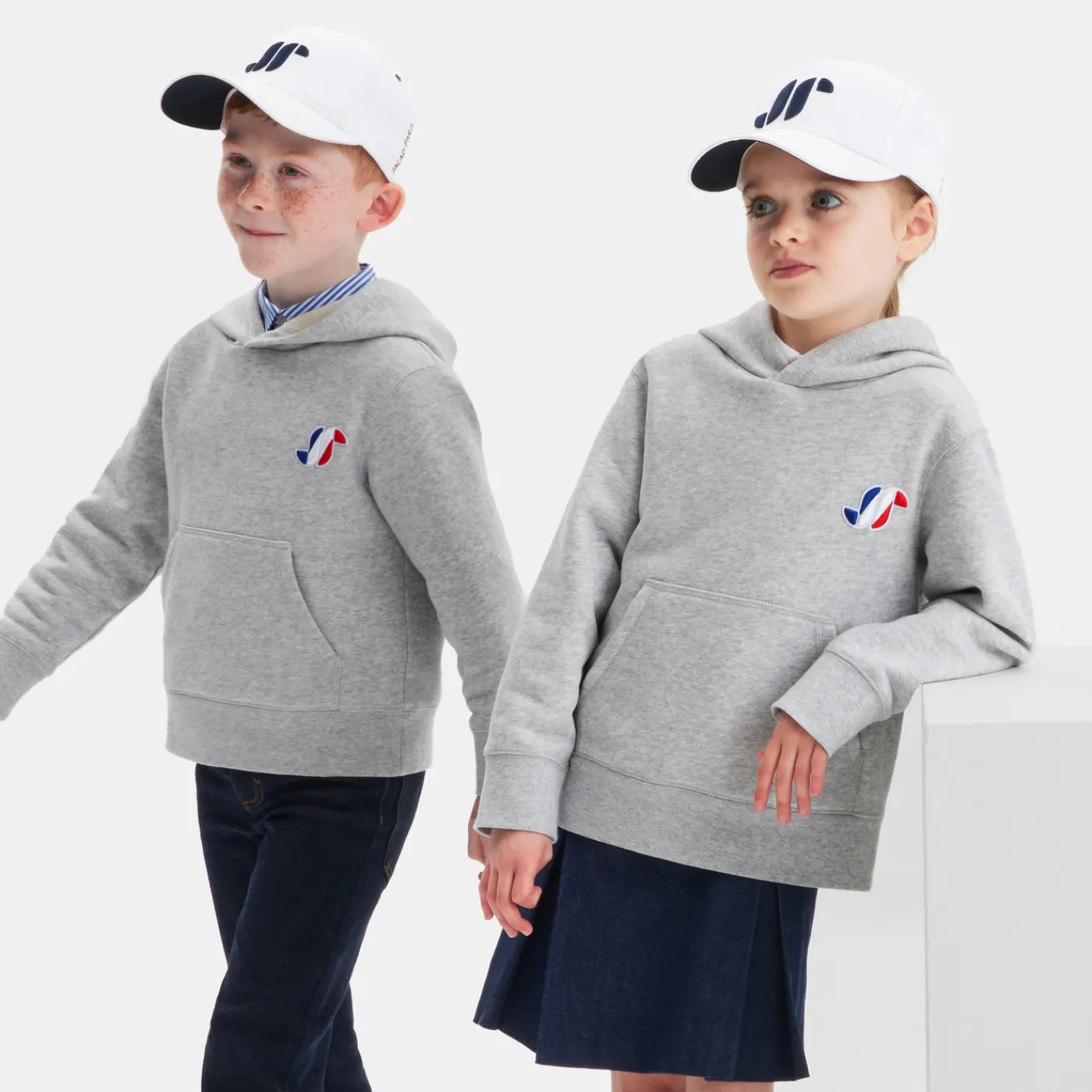Sweaters, Sweatshirts And Cardigans|Cardigans, Sweaters And Sweatshirts-Jacadi Child hoodie Jacadi light Heather Grey