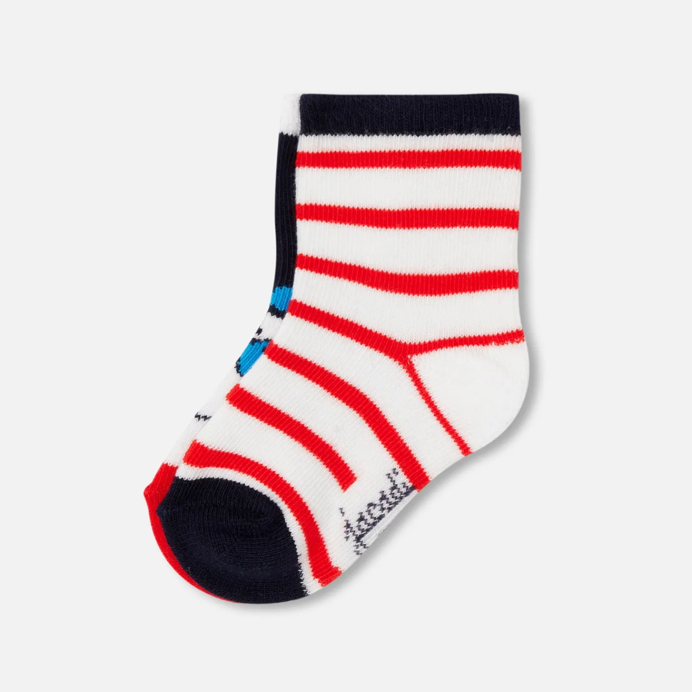 Socks And Booties|Accessories-Jacadi Baby boy socks duo Navy/Multicolour
