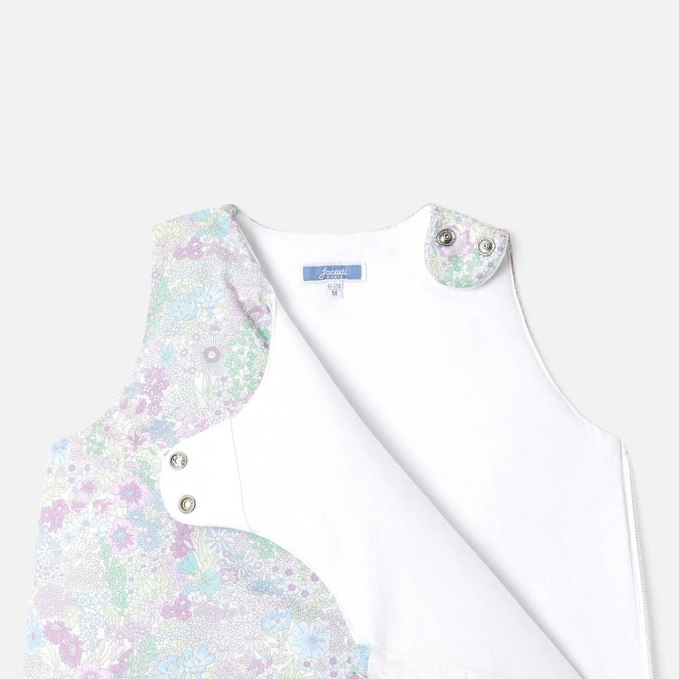 Sleeping Bags And Blankets|Sleeping Bags And Blankets-Jacadi Baby girl convertible 6-24 months sleeping bag White/Multicolour